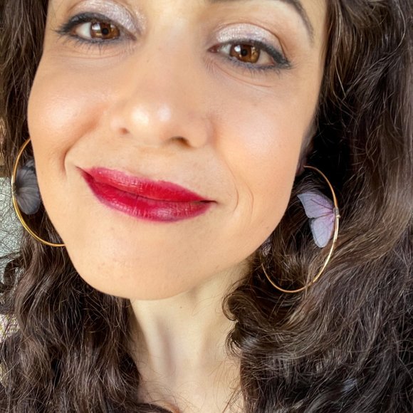 🆕 🦋Butterfly Hoop Earrings - Picture 10 of 15